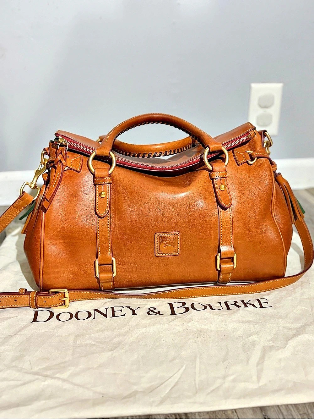 Dooney & Bourke Florentine Leather Satchel